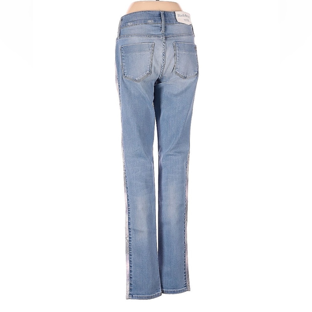 RARE Black Orchid Denim mid rise skinny Rose Petals jeans size 26 NWT - Picture 7 of 15